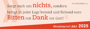 Monatsspruch Juli 2025